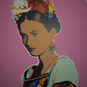 Modern Frida Kahlo Canvas 16X20